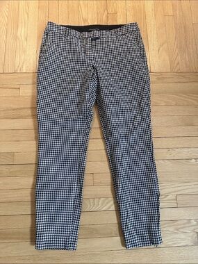 5 for $25 // Cynthia Rowley black and white houndstooth pants size 8